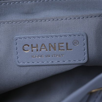 Chanel Calfskin Quilted Small Urban Spirit Backpack Grey 6 of 13
