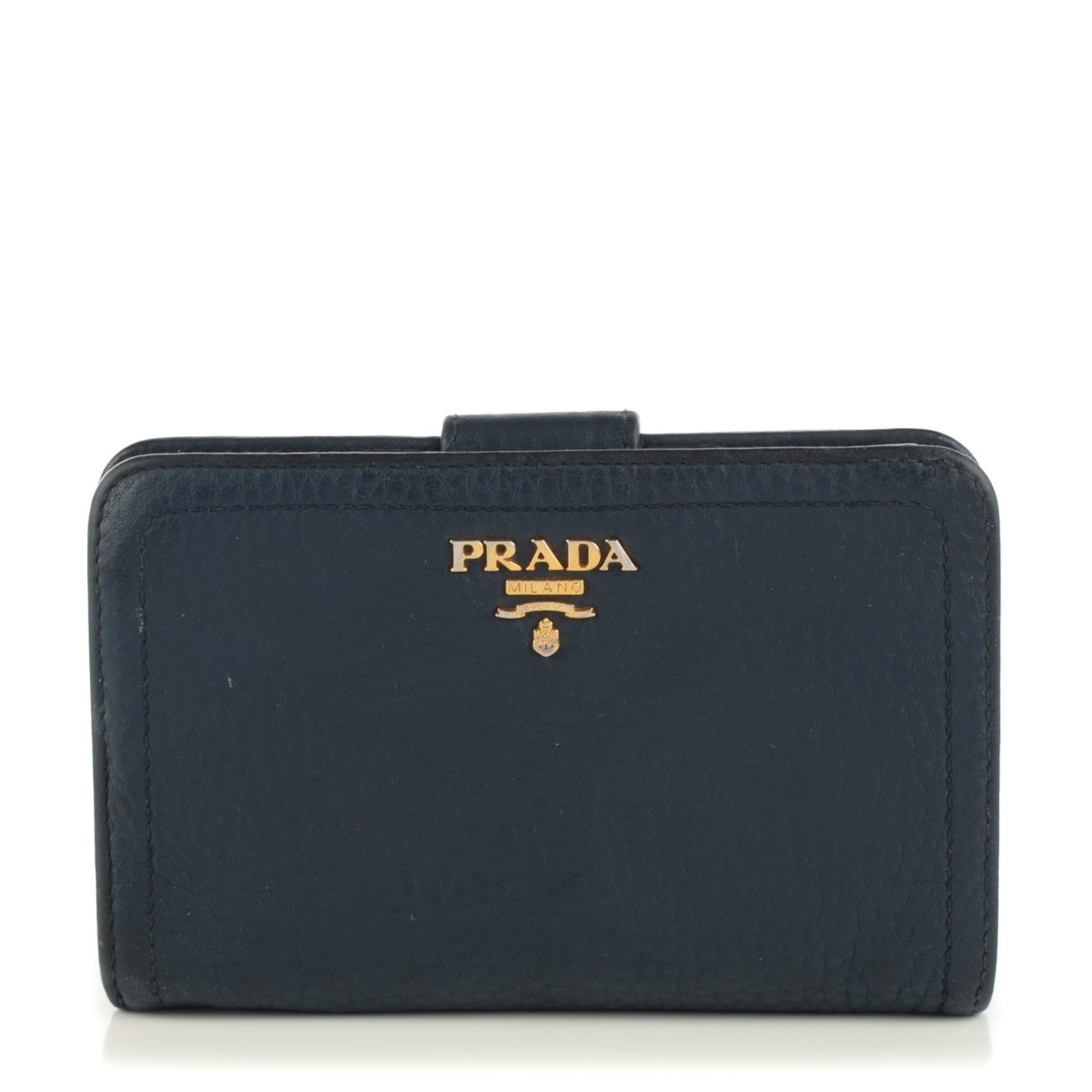 Vitello Daino Compact Wallet Baltico