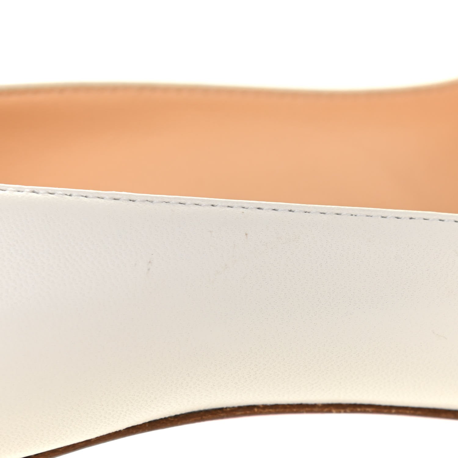 Christian Louboutin Nappa Patent Studded Predupump 85 Pumps 39.5 White 8 of 12