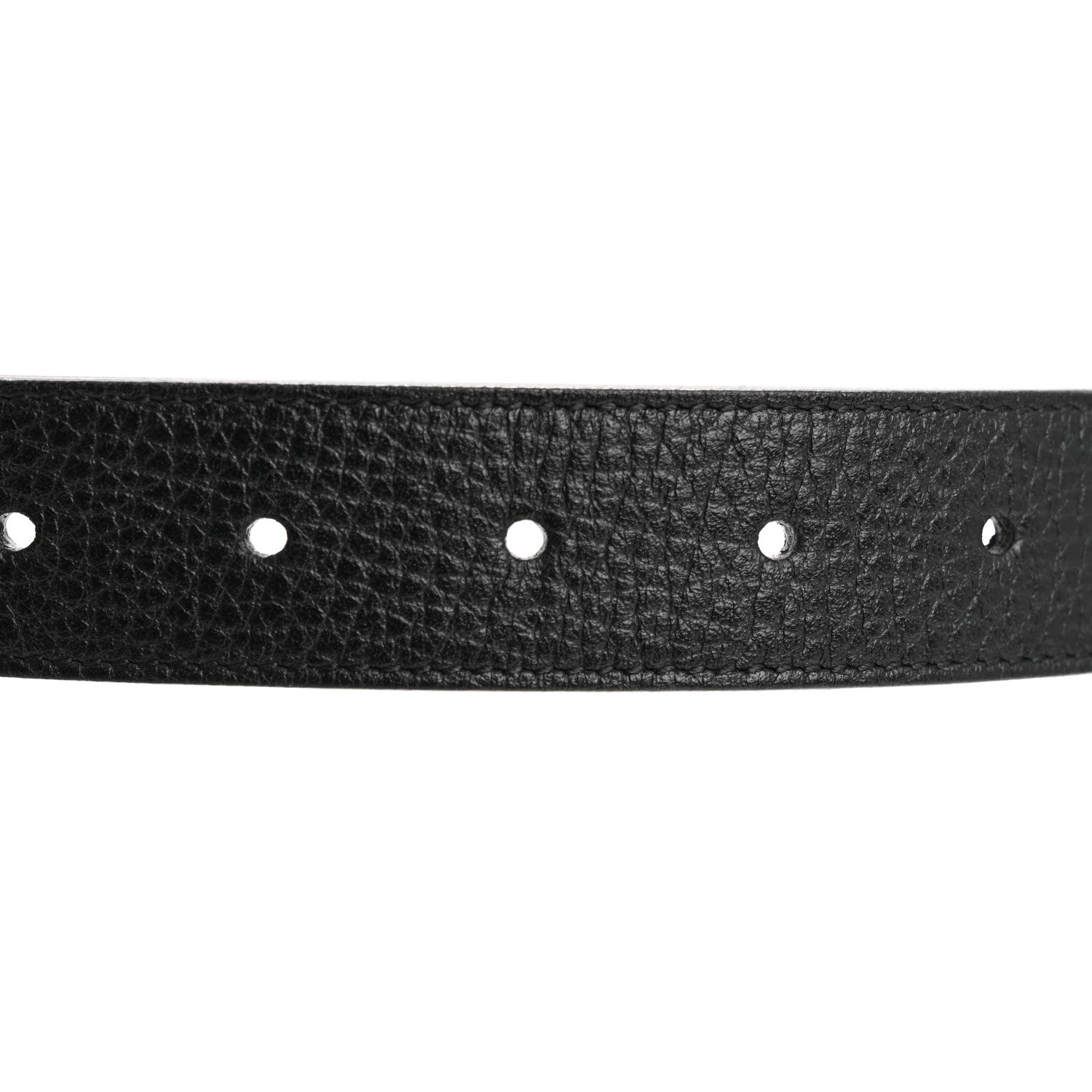 Gucci Calfskin Double G Reversible Belt 80 32 Black Cocoa 4 of 6
