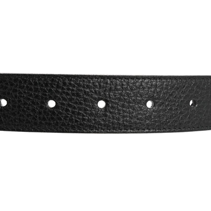 Gucci Calfskin Double G Reversible Belt 80 32 Black Cocoa 4 of 6