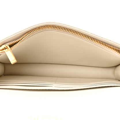 Christian Dior Supple Calfskin Caro Pouch with Chain Latte 5 of 10