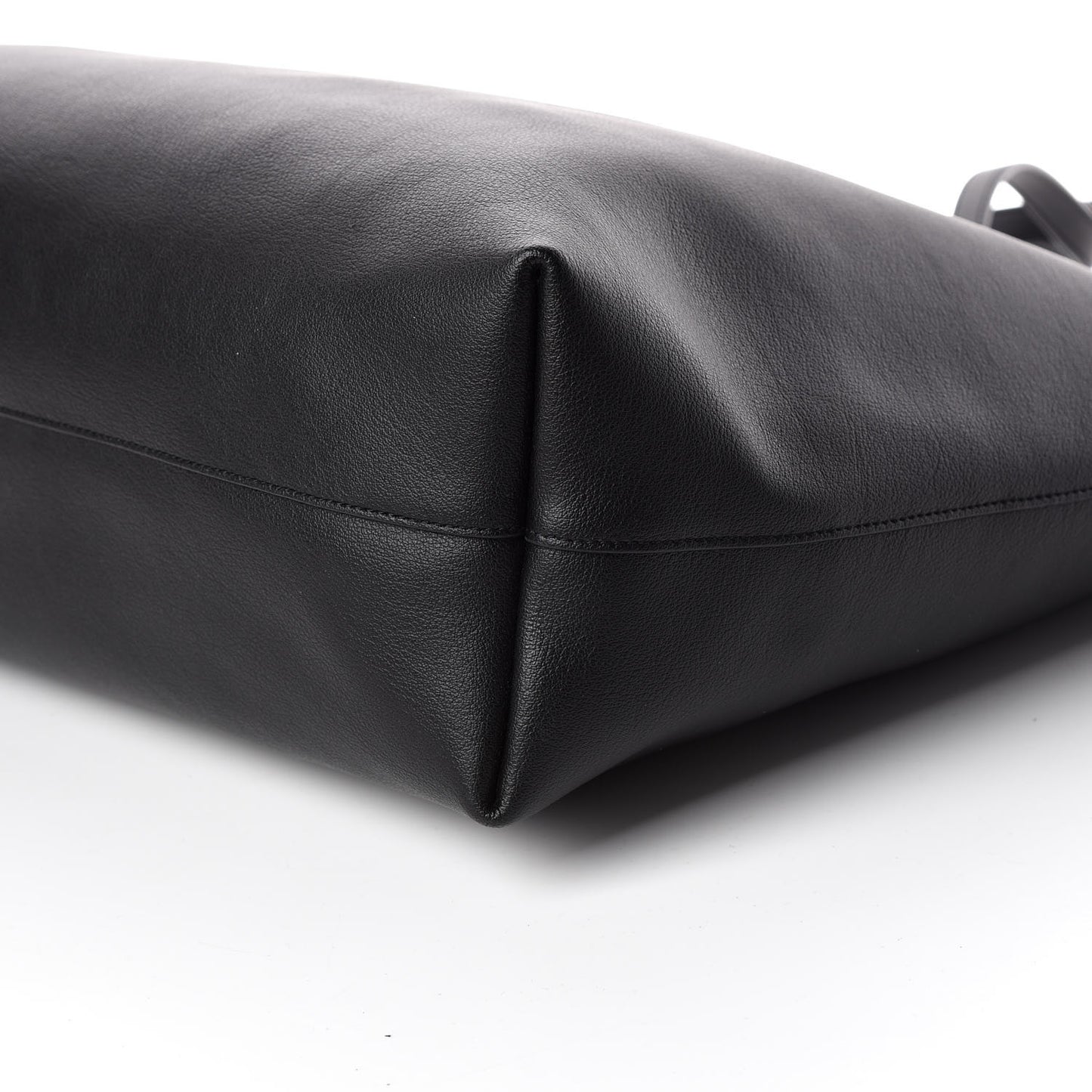 Calfskin Large Shopping Tote Black