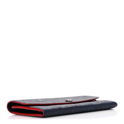 Louis Vuitton Empreinte Emilie Wallet Marine Rouge 4 of 6