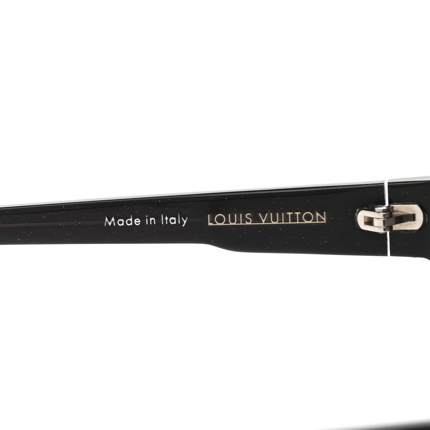 Louis Vuitton Acetate Hortensia Sunglasses Z0485E Black Glitter 5 of 8