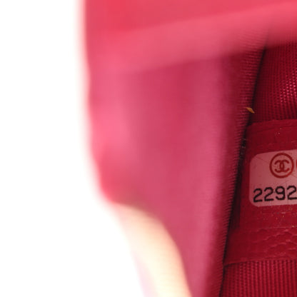 Chanel Caviar Camellia Embossed Key Holder Case Fuchsia 7 of 7