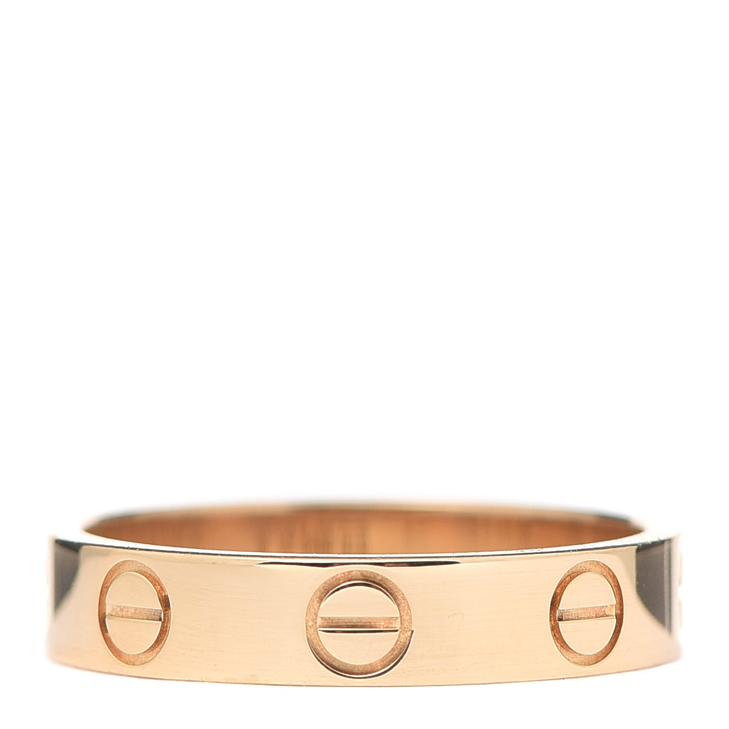 Cartier 18K Yellow Gold 3.5mm LOVE Wedding Band Ring 49 4.75 3 of 6