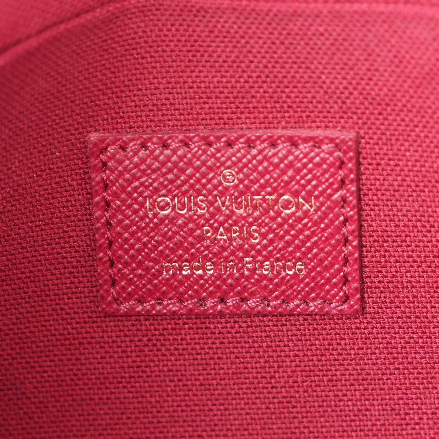 Monogram Pochette Felicie Chain Wallet Fuchsia