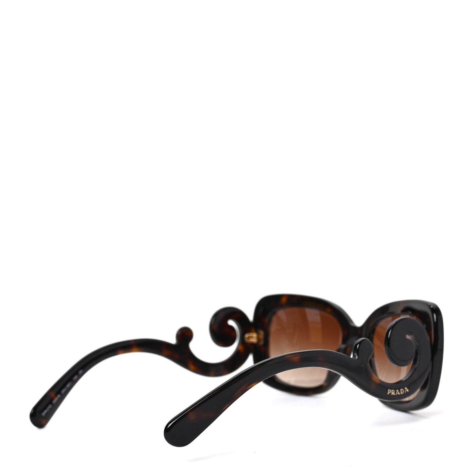 Prada Acetate Baroque Sunglasses SPR 27O Tortoise 4 of 6