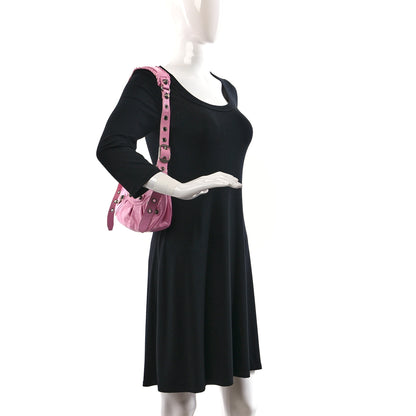 Balenciaga Agneau Arena Le Cagole Shoulder Bag XS Candy Pink 2 of 15