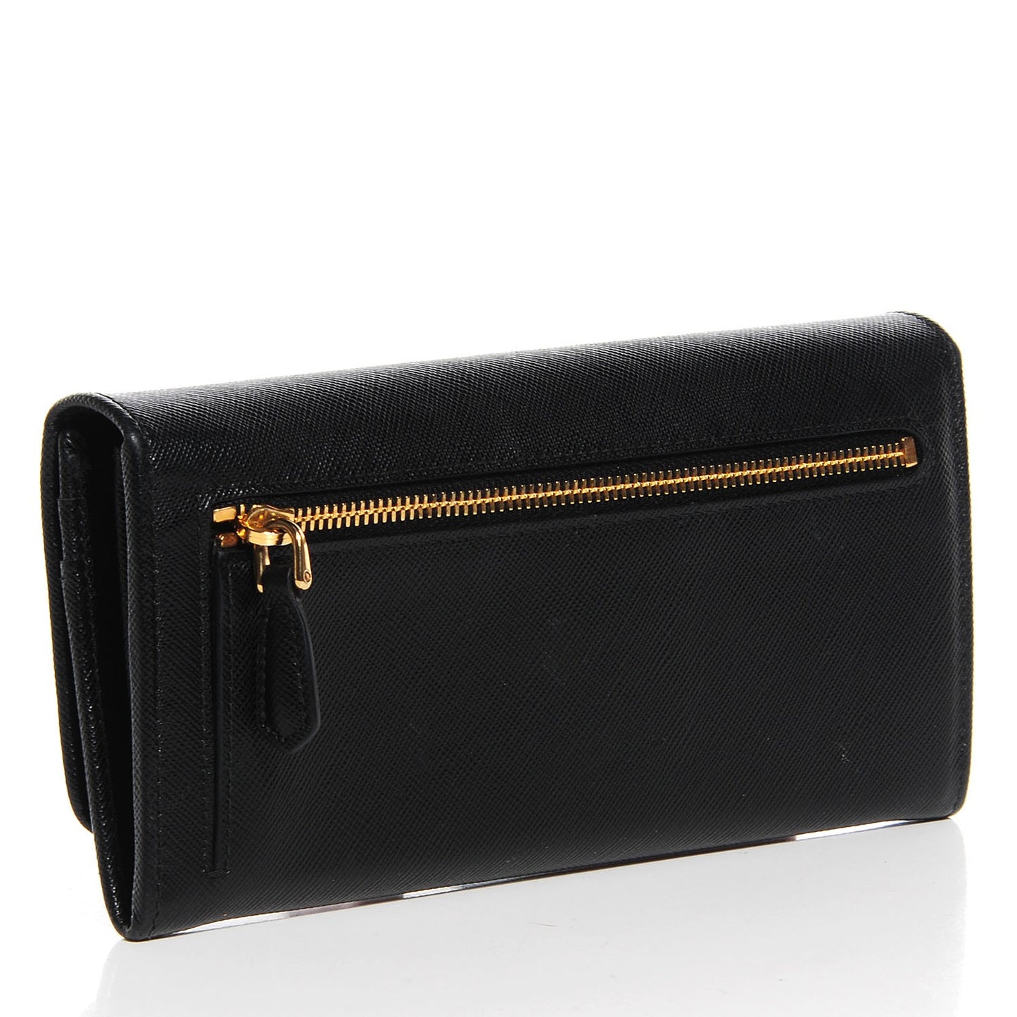Saffiano Bow Wallet Nero Black