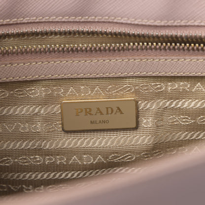 Prada Saffiano Small Galleria Double Zip Tote Argilla 5 of 9