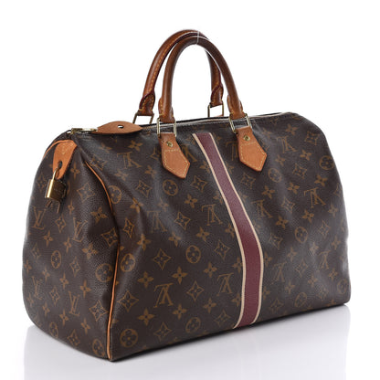 Louis Vuitton Monogram My LV Heritage Speedy 35 Bordeaux Ivory 3 of 14