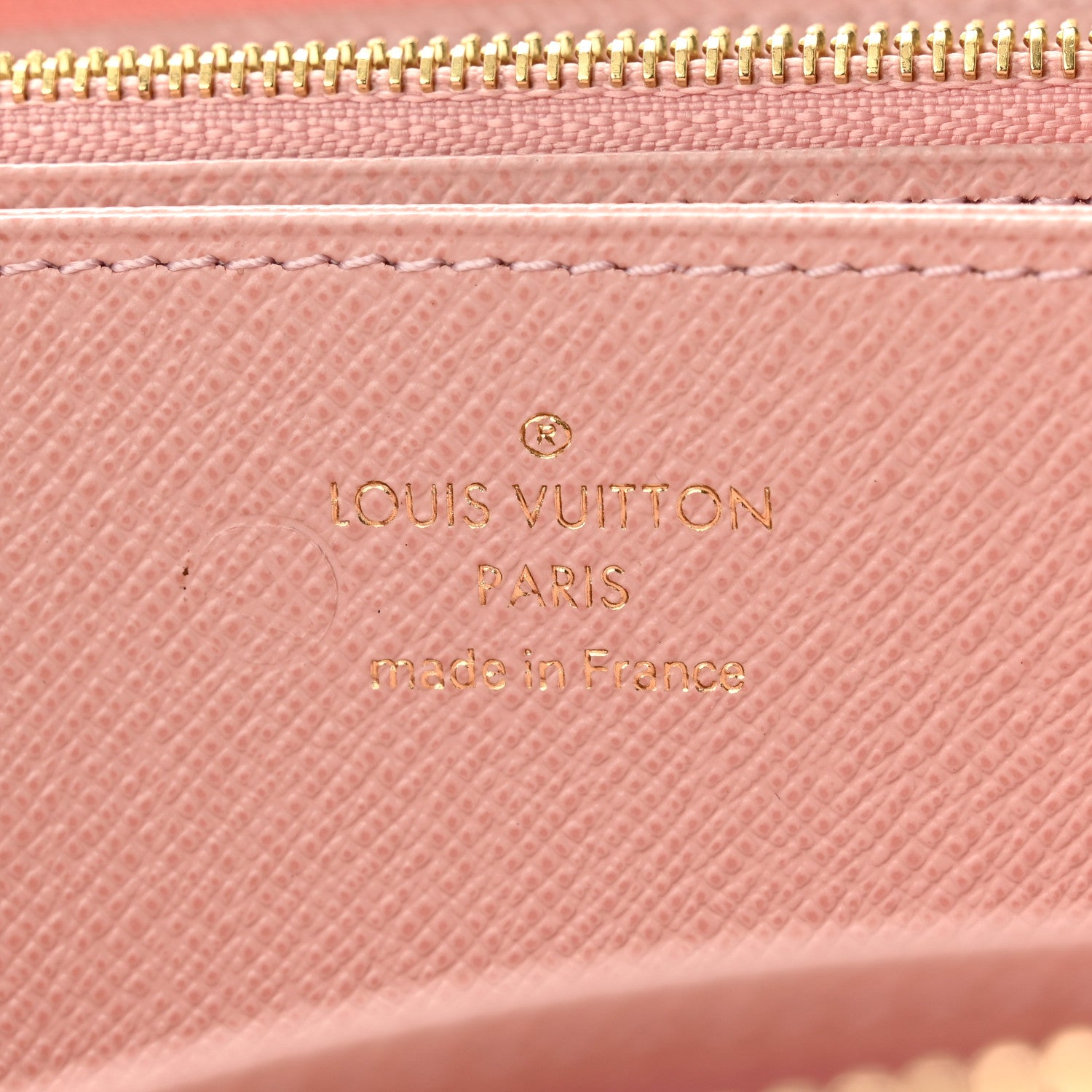 Louis Vuitton Damier Azur Zippy Wallet Rose Ballerine 6 of 9
