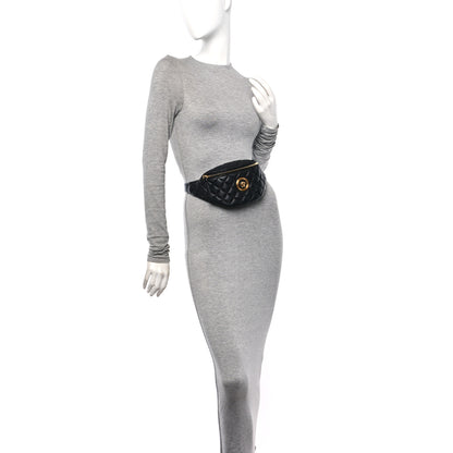 Versace Nappa Quilted Medusa Belt Bag Black 2 of 10
