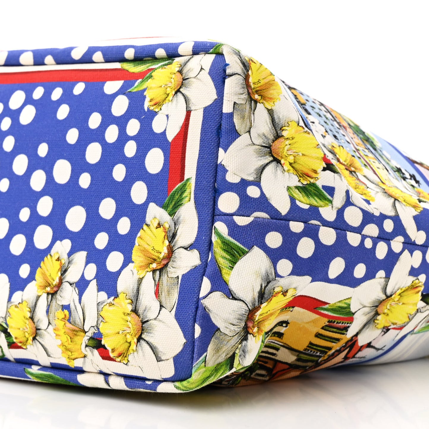 Canvas Cannes Printed Tote Multicolor