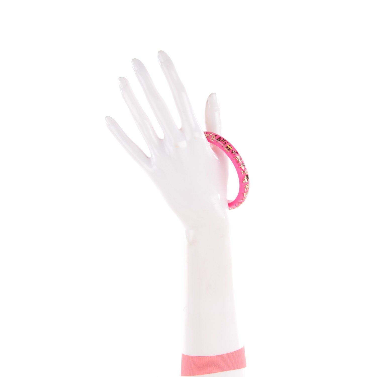 Louis Vuitton Resin Swarovski PM Inclusion Bracelet M Rose Pop 2 of 3