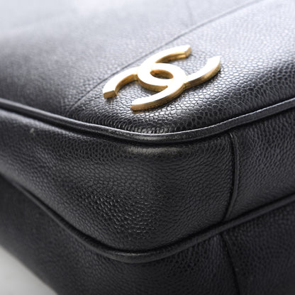 Chanel Caviar CC Shoulder Bag Black 9 of 13