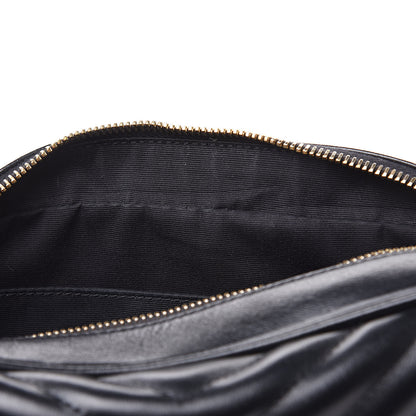 Saint Laurent Calfskin Matelasse Monogram Lou Camera Bag Black 12 of 13