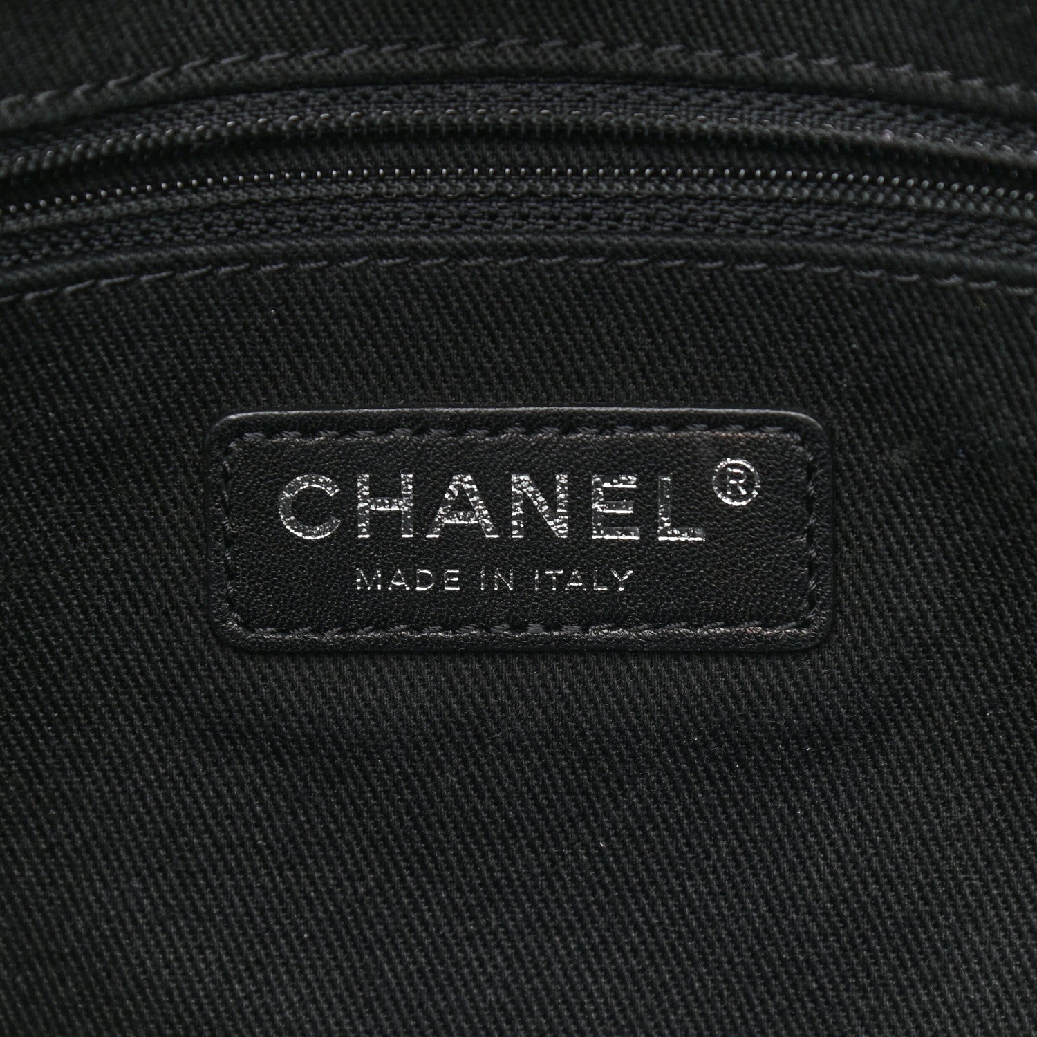 Chanel Woven Straw Raffia Small Deauville Tote Grey 7 of 9