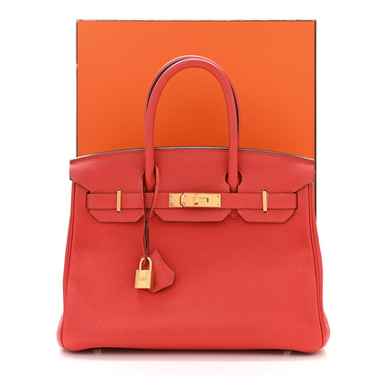 Hermes Togo Birkin 30 Rouge Pivoine 14 of 14