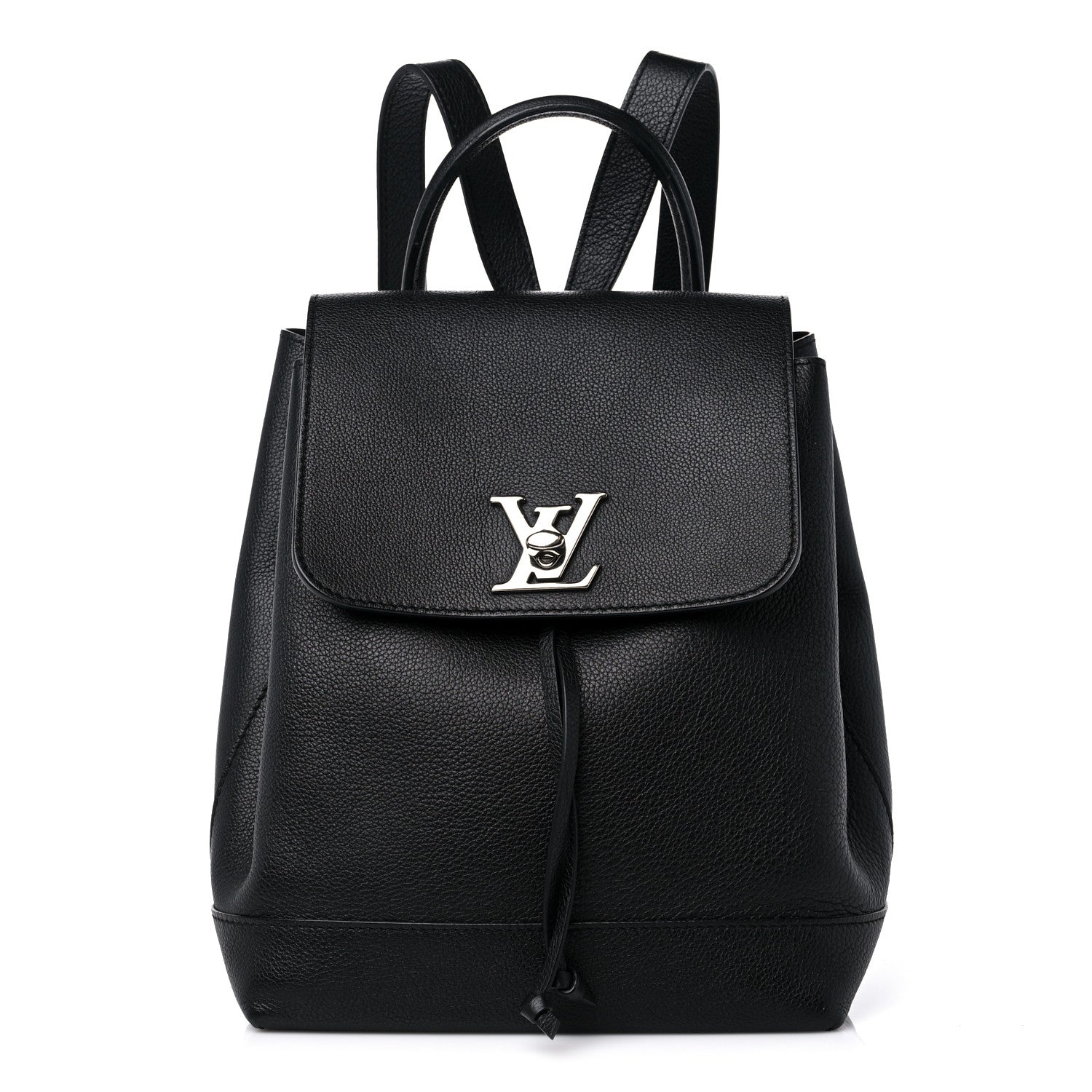 Louis Vuitton Calfskin Lockme Backpack Black 1 of 11