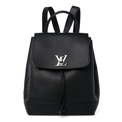 Louis Vuitton Calfskin Lockme Backpack Black 1 of 11