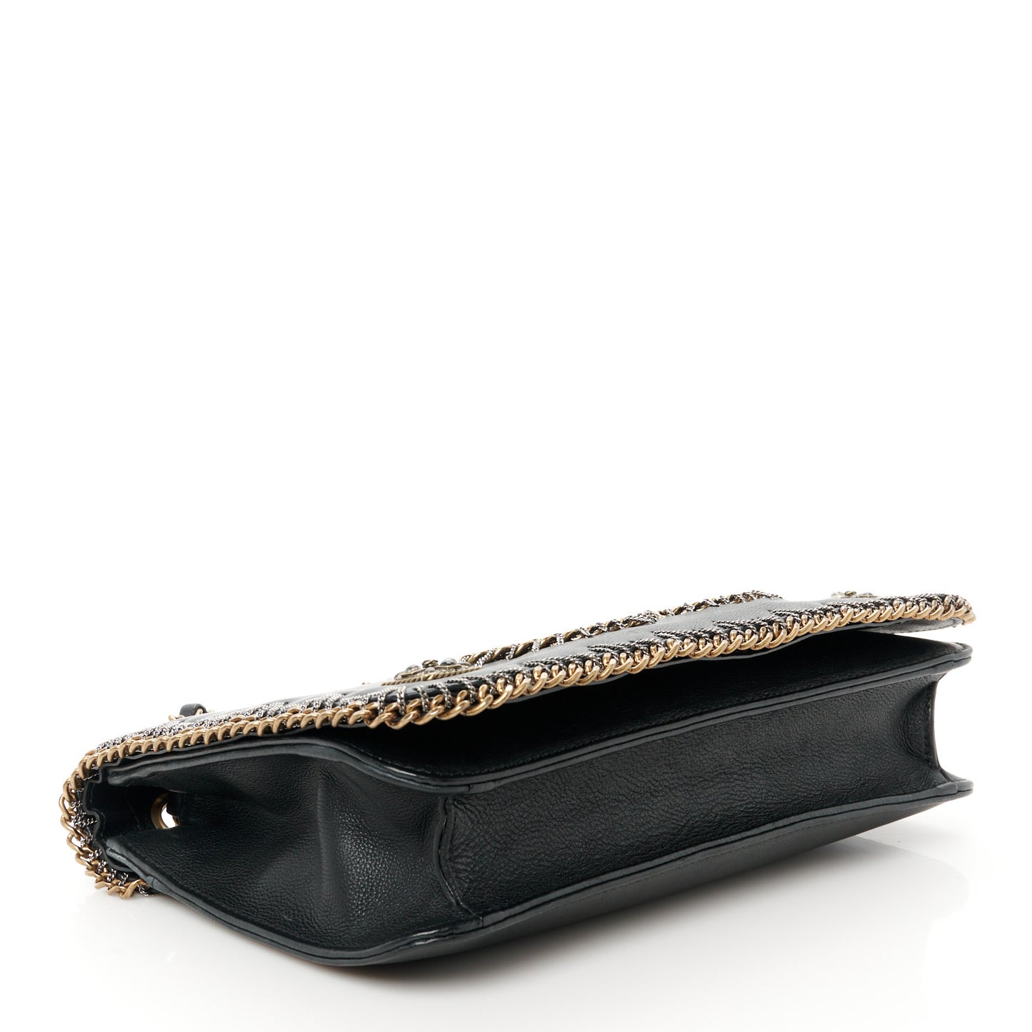 Calfskin Chain CC Byzance Flap Black