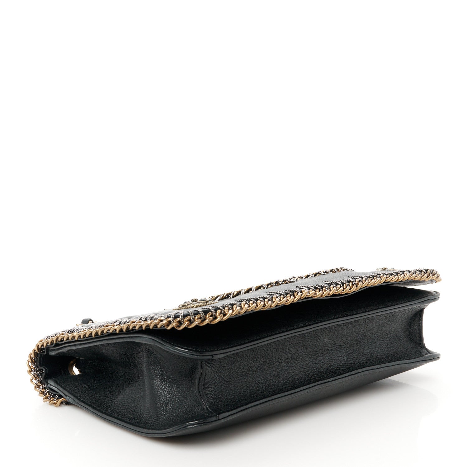 Chanel Calfskin Chain CC Byzance Flap Black 4 of 10