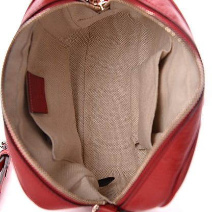 Gucci Pebbled Calfskin Small Soho Disco Bag Tabasco Red 5 of 12