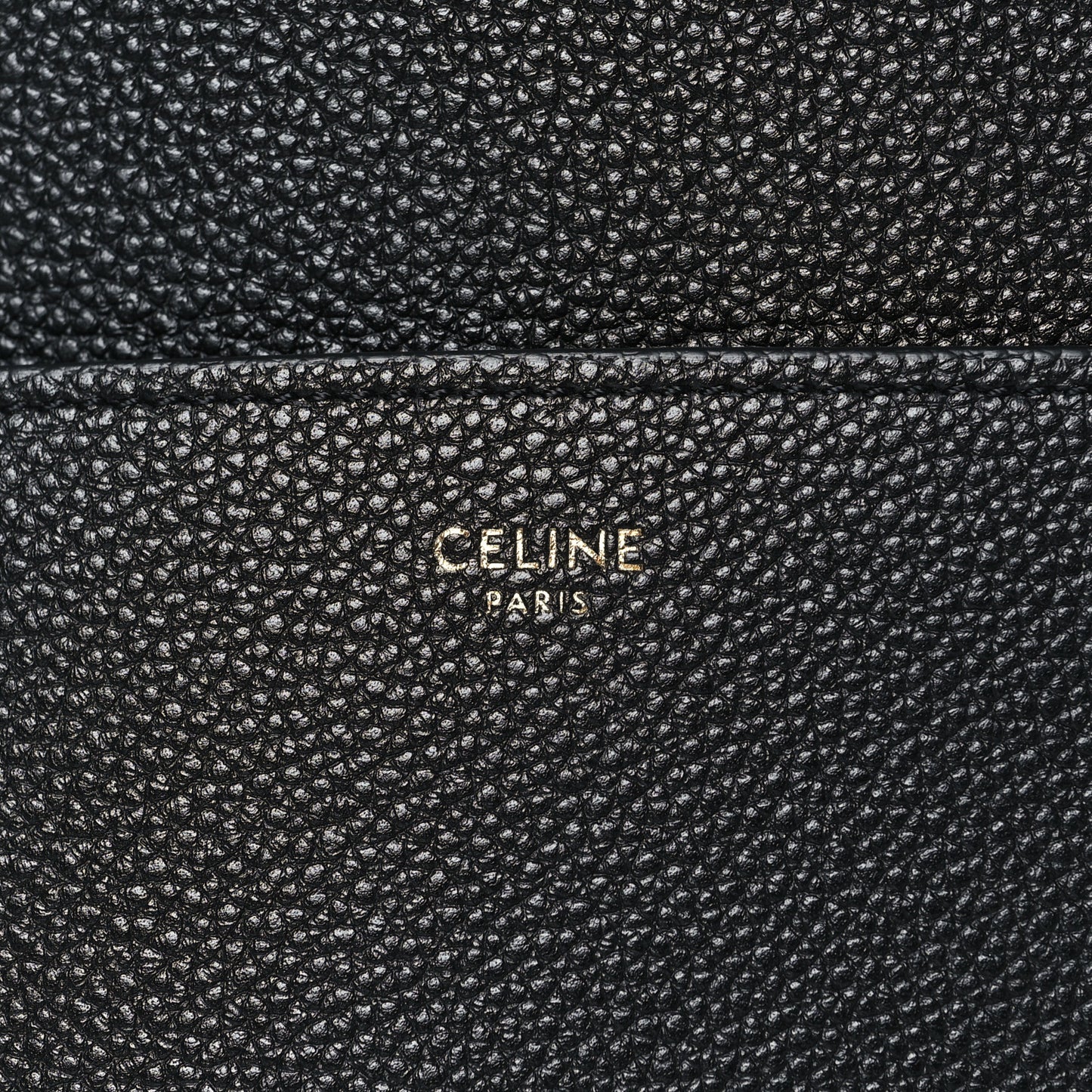 Soft Grained Calfskin Sangle Bucket Bag Black