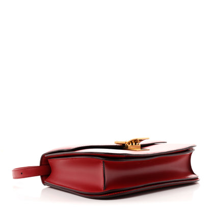 Celine Box Calfskin Medium Classic Box Flap Bag Red 4 of 15