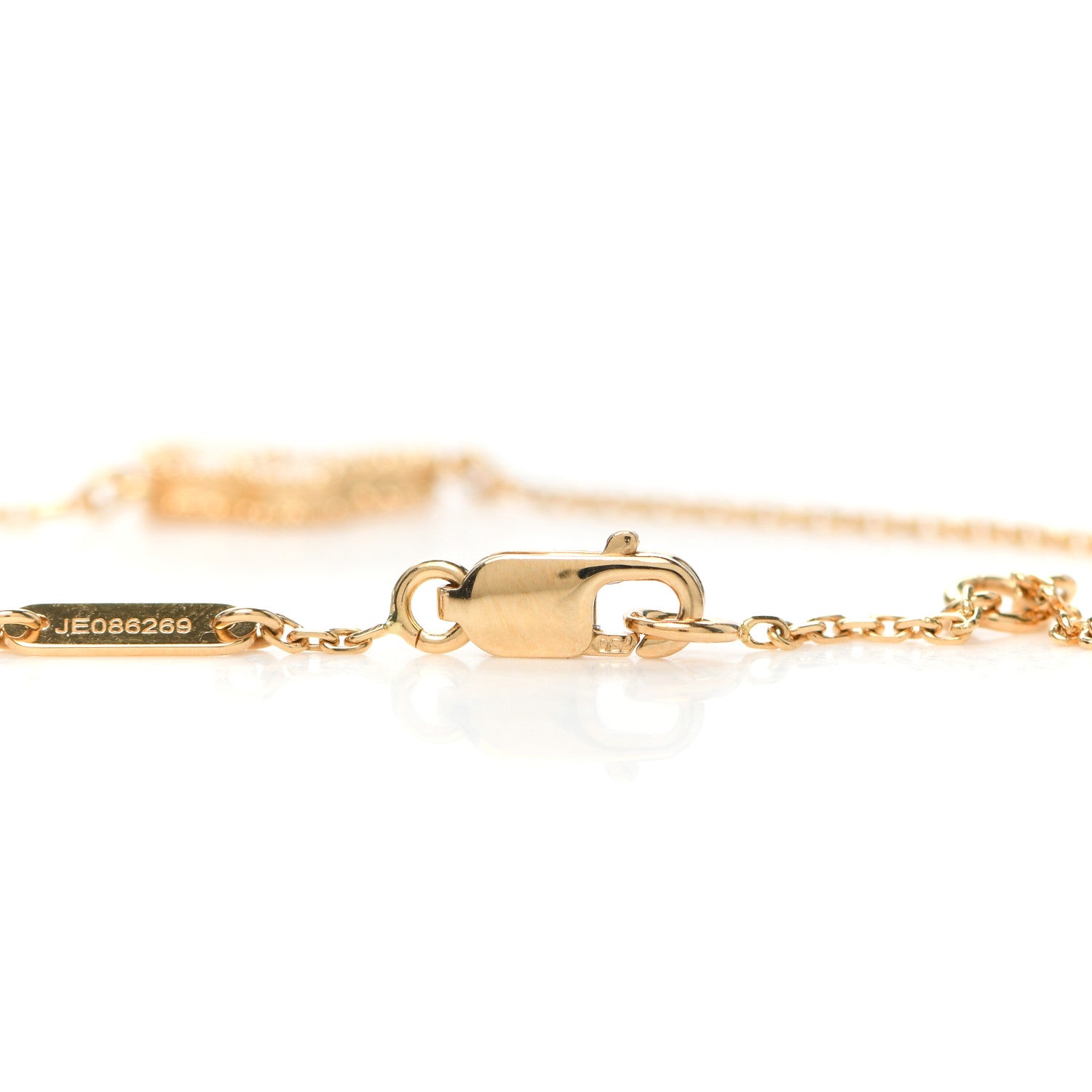 Van Cleef & Arpels 18K Yellow Gold Mother of Pearl Sweet Alhambra Butterfly Bracelet 4 of 6