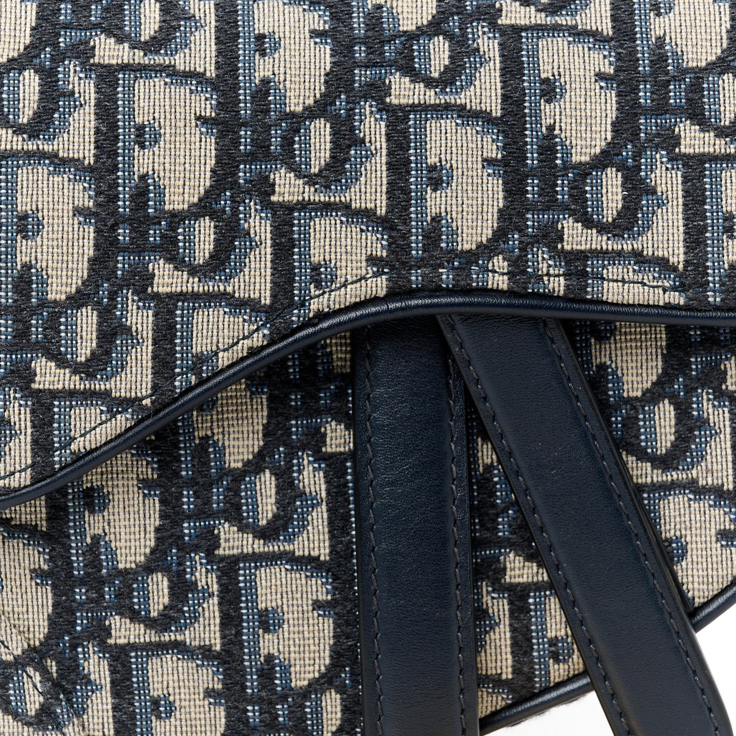 Oblique Mini Saddle Bag Blue