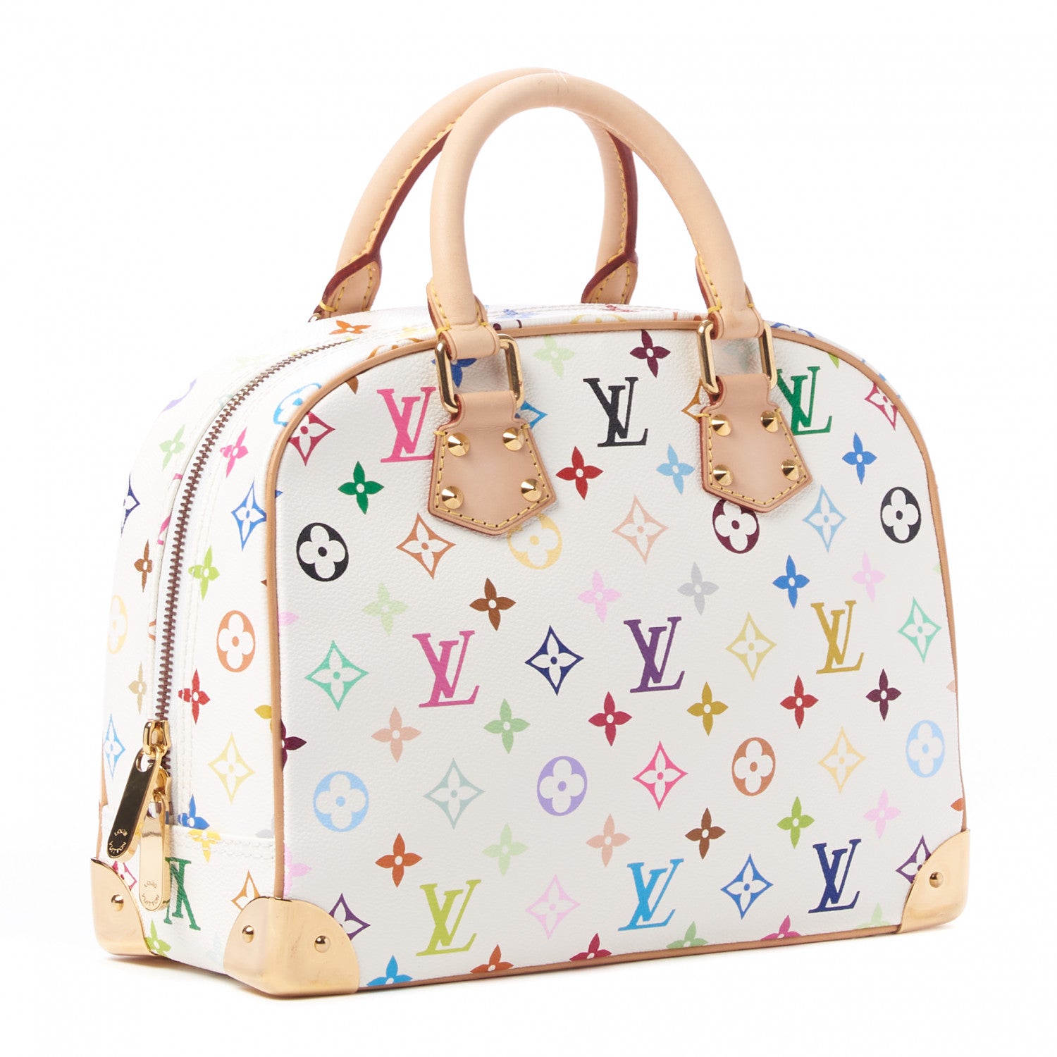 Louis Vuitton Monogram Multicolor Trouville White 3 of 8