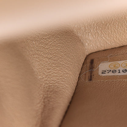 Chanel Lambskin Quilted Mini Rectangular Flap Beige 9 of 11