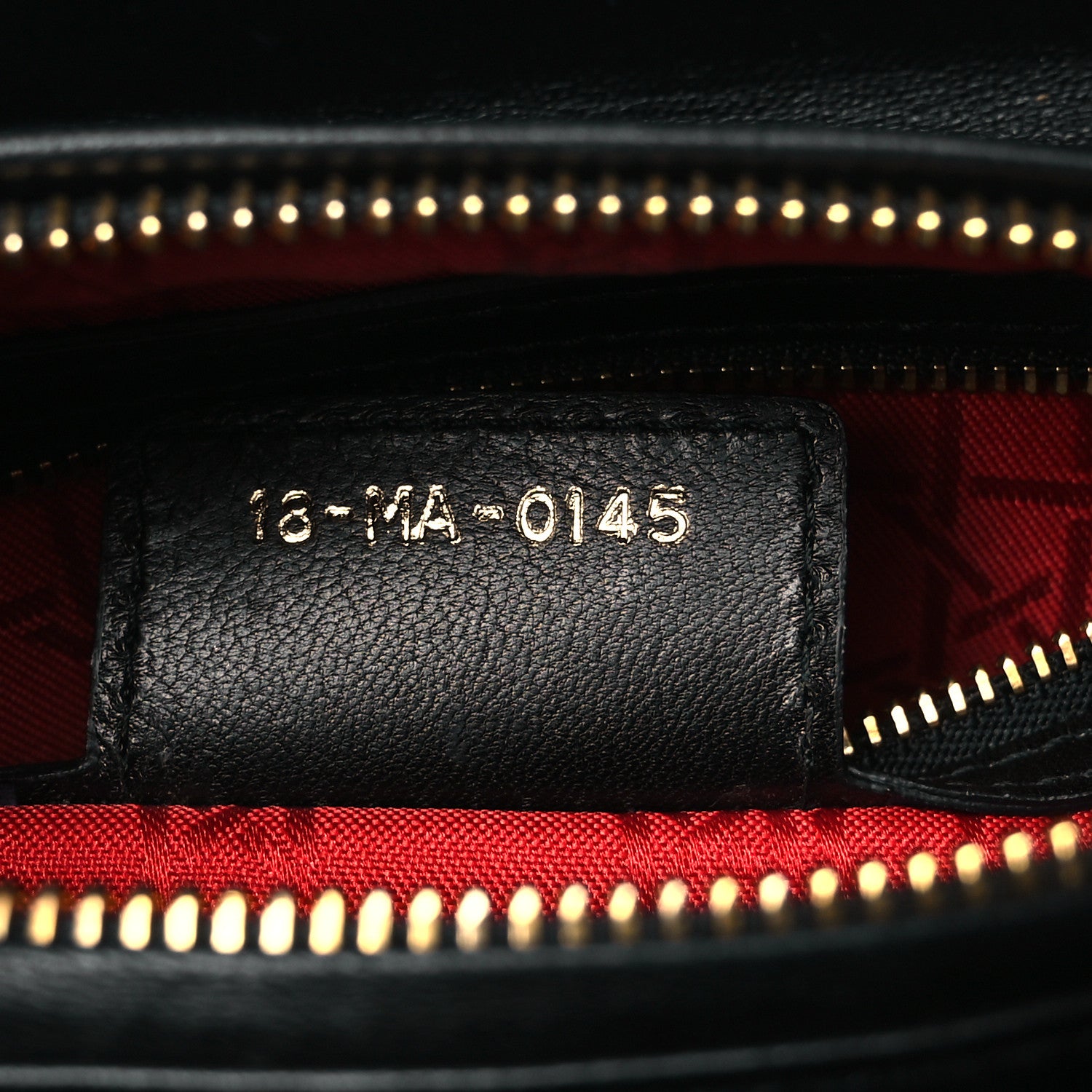 Christian Dior Lambskin Cannage Medium Lady Dior Black 7 of 10