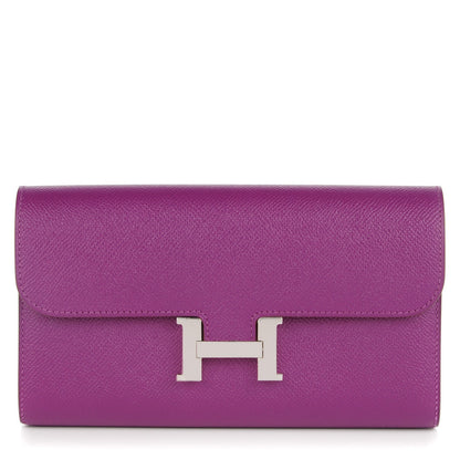 Hermes Epsom Constance Long Wallet Anemone 1 of 9