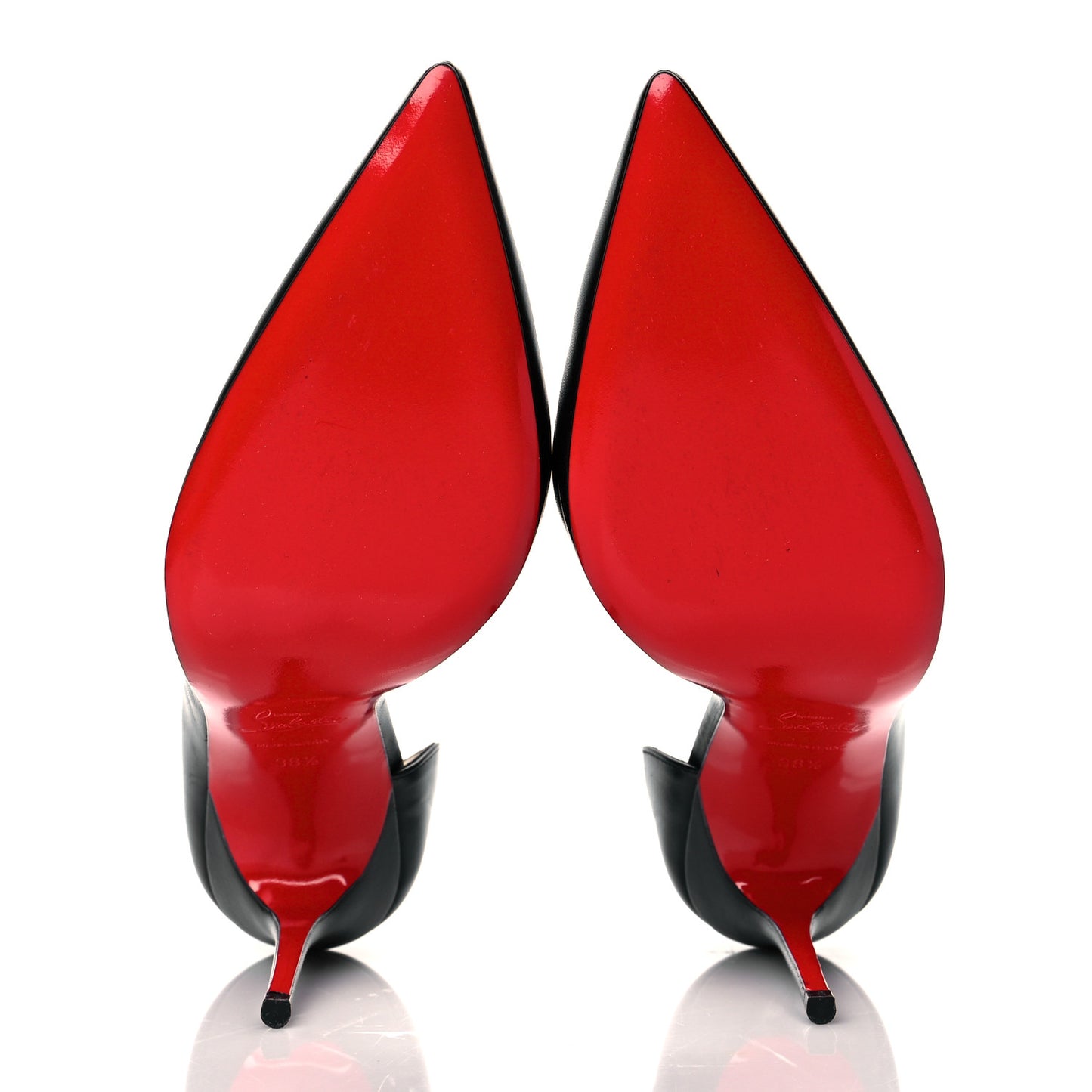 Shiny Nappa Iriza 100 Pumps 38.5 Black