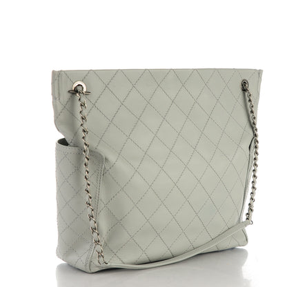 Chanel Calfskin CC Pocket Hobo Grey 3 of 10