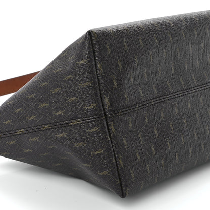 Saint Laurent Canvas Smooth Calfskin Le Monogramme Crossbody Bag Chestnut 11 of 12