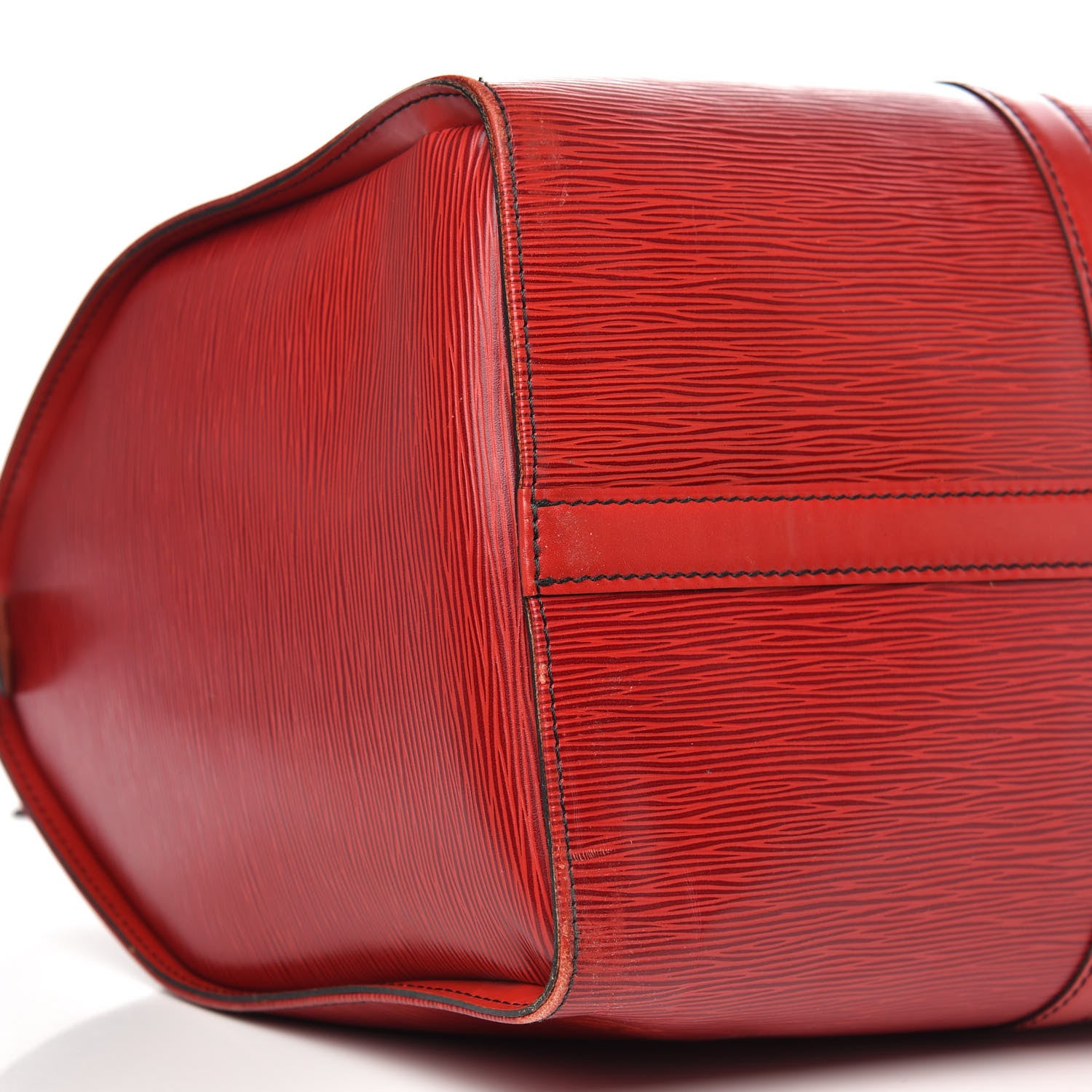 Louis Vuitton Epi Keepall 45 Castillan Red 7 of 14