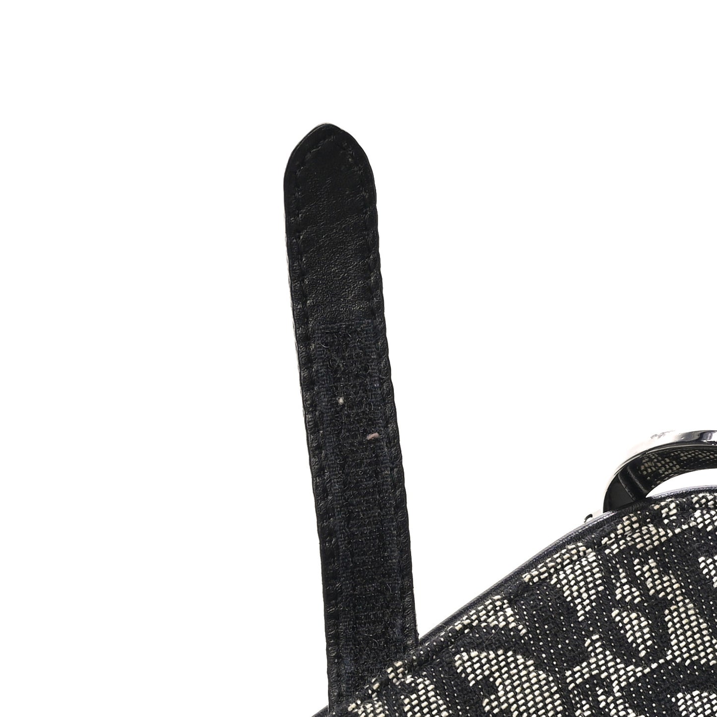 Monogram Saddle Bag Black