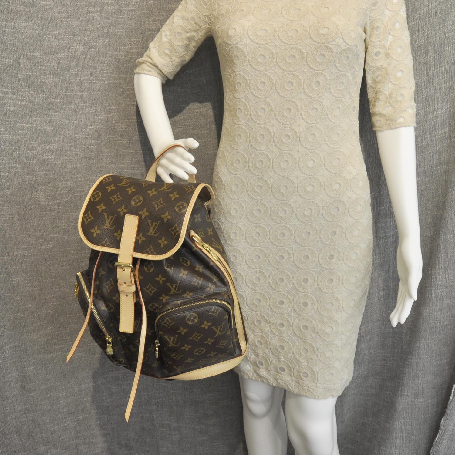 Louis Vuitton Monogram Bosphore Backpack 2 of 9