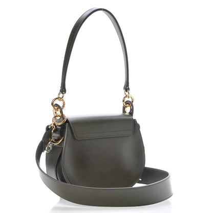 Chloe Calfskin Suede Small Tess Bag Deep Forest 4 of 8