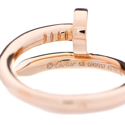 Cartier 18K Pink Gold Juste Un Clou Ring 53 6.25 3 of 6