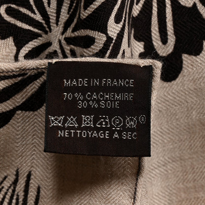 Hermes Cashmere Silk The Three Graces Shawl 140 Naturel Brun 2 of 6