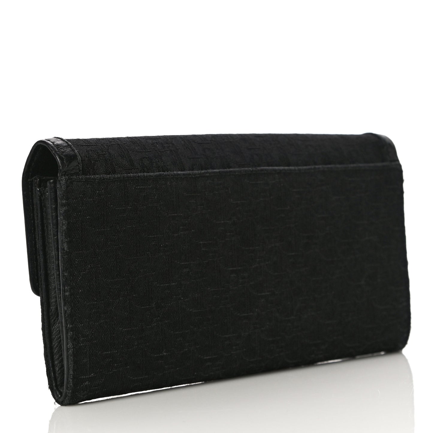 Monogram Flap Wallet Black