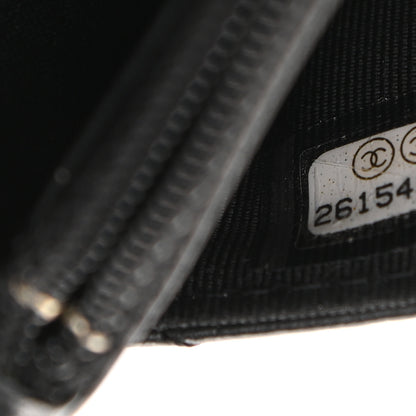 Chanel Aged Calfskin Chevron Quilted Reissue Wallet On Chain WOC So Black 8 of 10