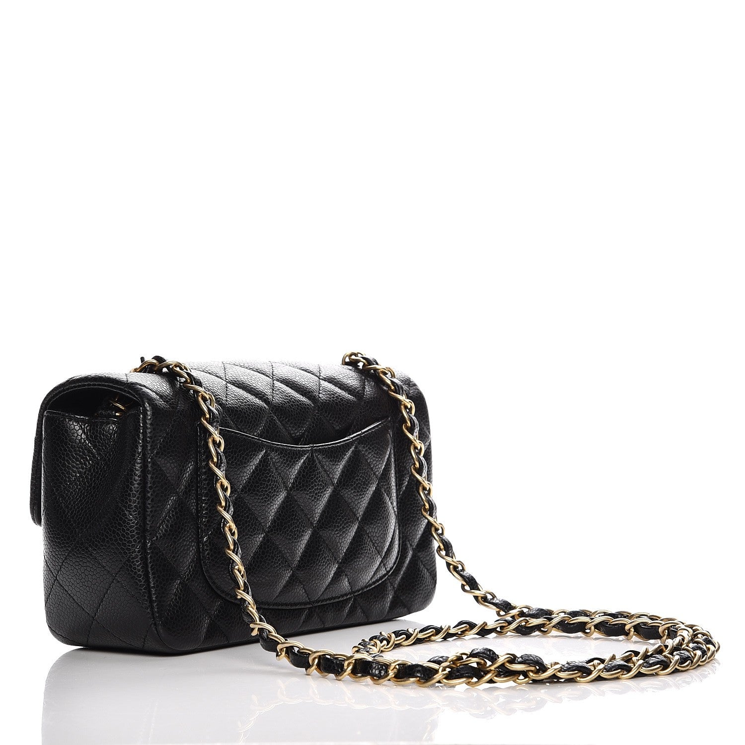Chanel Caviar Quilted Mini Rectangular Flap Black 3 of 8